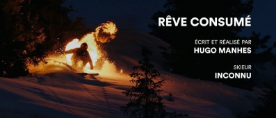 Esquiador en llamas desciende Alpe d'Huez para concienciar sobre el cambio climático