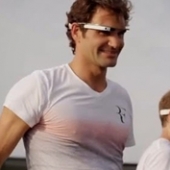 Federer promociona las Google Glass